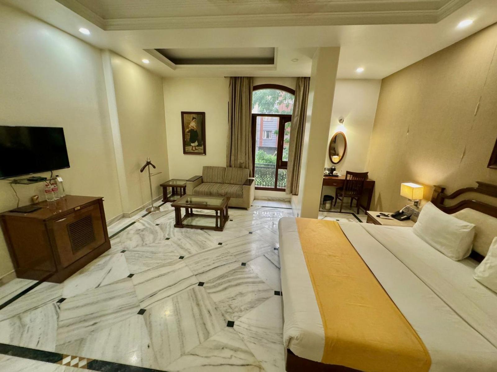 Hotel Florence Inn, Karol Bagh, New Delhi, 2 Min From Metro Kültér fotó